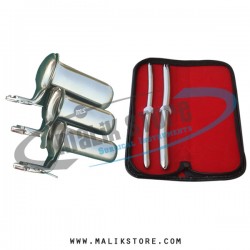 Hegar uterine dilator set 2pieces 9-10, 13-14, collin 3pcs
